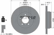 OEM BRAKE DISC VENTIL REAR-E65/66 92123103