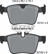 OEM PAD KIT, DISC BRAKE 2214101