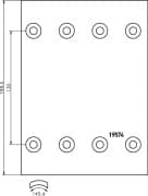 OEM BRAKE LINING SET 1957422