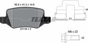 OEM BRAKE PAD SET REAR DB W168,W169,W245,W414 2313803