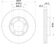 OEM BRAKE ROTOR ND1096