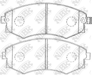 OEM PAD KIT, DISC BRAKE PN2245