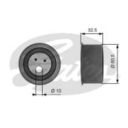 OEM TENSIONER ASSY, PULLEY T41054