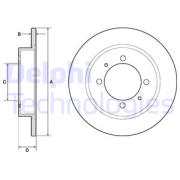 OEM BRAKE DISC (DOUBLE PACK) BG3203