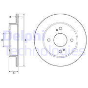 OEM BRAKE DISC (DOUBLE PACK) BG2634