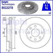 OEM BRAKE DISC (DOUBLE PACK) BG2278