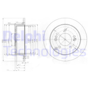 OEM BRAKE DISC (DOUBLE PACK) BG3799