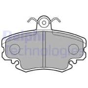 OEM Brake Pad Set, disc brake LP885