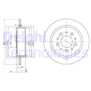 OEM BRAKE DISC (DOUBLE PACK) BG2718