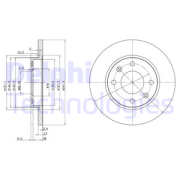 OEM BRAKE DISC (DOUBLE PACK) BG3364