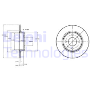 OEM BRAKE DISC (DOUBLE PACK) BG2466