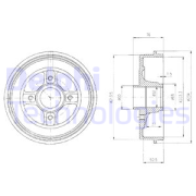 OEM BRAKE DRUM BF427