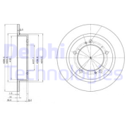 OEM BRAKE DISC (DOUBLE PACK) BG2584