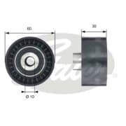 OEM PULLEY ROLLER ASSY T42199