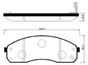 OEM BRAKE PAD HP1012