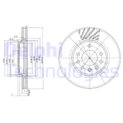 OEM BRAKE DISC (DOUBLE PACK) BG3405