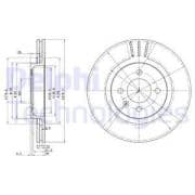 OEM BRAKE DISC (DOUBLE PACK) BG2712