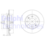 OEM BRAKE DISC (DOUBLE PACK) BG2800