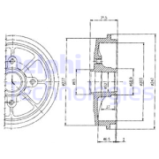 OEM BRAKE DRUM BF392