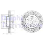 OEM BRAKE DISC (SINGLE PACK) BG9057