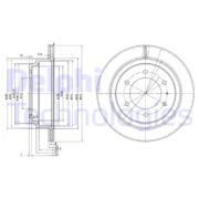 OEM BRAKE DISC (DOUBLE PACK) BG3353