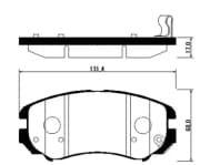 OEM BRAKE PAD HP0009