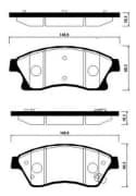 OEM BRAKE PAD HP2021