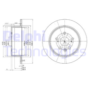 OEM BRAKE DISC (DOUBLE PACK) BG2594