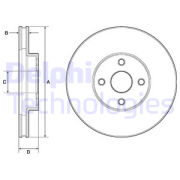 OEM BRAKE DISC (DOUBLE PACK) BG3780