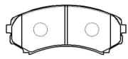 OEM PAD KIT, DISC BRAKE HP5134