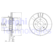 OEM BRAKE DISC (DOUBLE PACK) BG2982