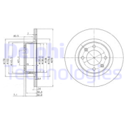 OEM BRAKE DISC (DOUBLE PACK) BG3621