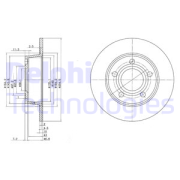 OEM BRAKE DISC (DOUBLE PACK) BG3672