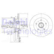 OEM BRAKE DISC (DOUBLE PACK) BG2468