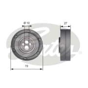 OEM PULLEY ROLLER ASSY T41216