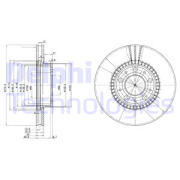 OEM BRAKE DISC (DOUBLE PACK) BG2719