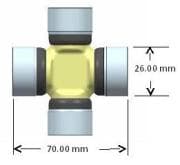 OEM CROSSMEMBER ASSY GUS9