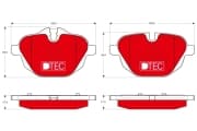 OEM PAD KIT, DISC BRAKE GDB1840DTE