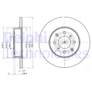 OEM BRAKE DISC (DOUBLE PACK) BG3262