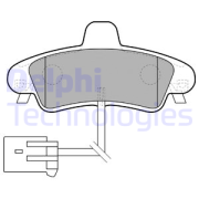 OEM BRAKE PAD AXLE SET LP1683