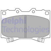 OEM BRAKE PAD AXLE SET LP1308