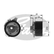 OEM T-BLT TENSIONER T43003