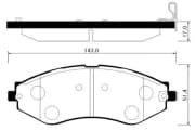 OEM BRAKE PAD HP2012