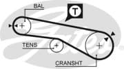 OEM BELT, TIMING 5074XS