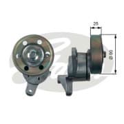 OEM TENSIONER ASSY, PULLEY T39154