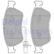 OEM BRAKE PAD AXLE SET LP2072