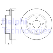 OEM BRAKE DISC (DOUBLE PACK) BG2683