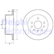 OEM BRAKE DISC (DOUBLE PACK) BG2879