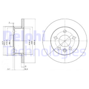 OEM BRAKE DISC (DOUBLE PACK) BG2716