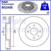 OEM BRAKE DISC (DOUBLE PACK) BG2458